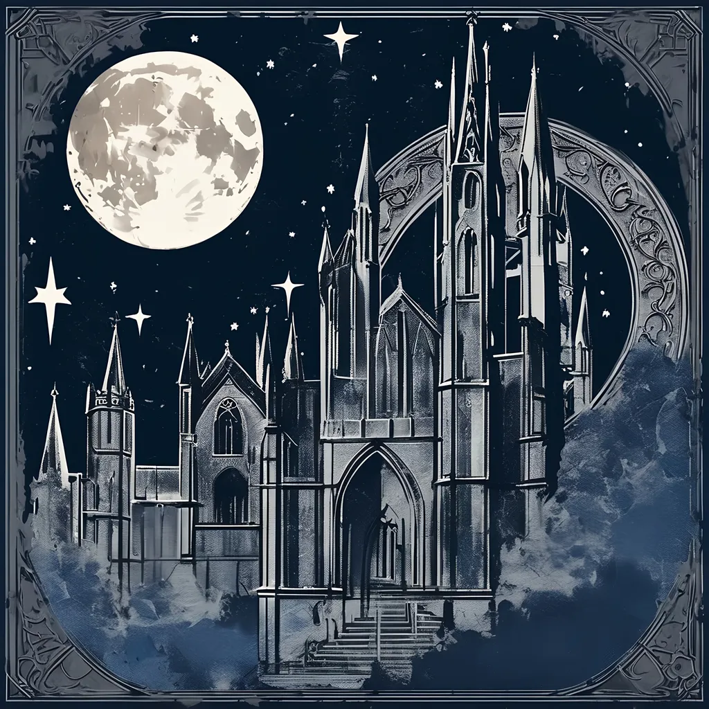 Prompt: moonnight blotada, medieval grunge