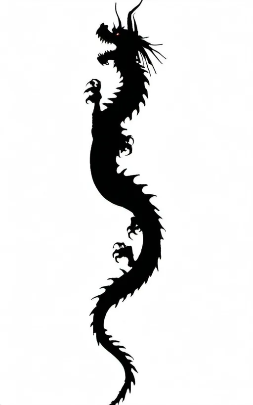 Prompt: Generate a dragon like this