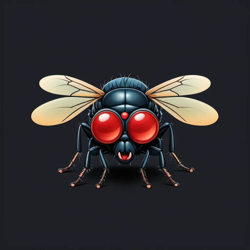 Prompt: Enter: The Fly, in emoji art style