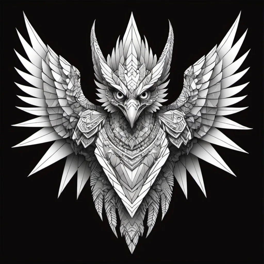 Indonesian style Garuda tattoo