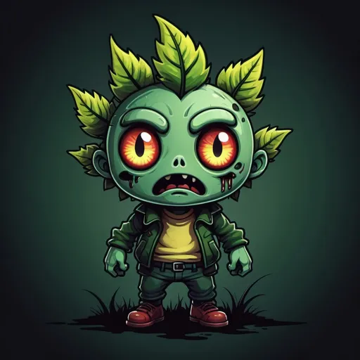 Prompt: Springleaf Sprite in Horror game art style