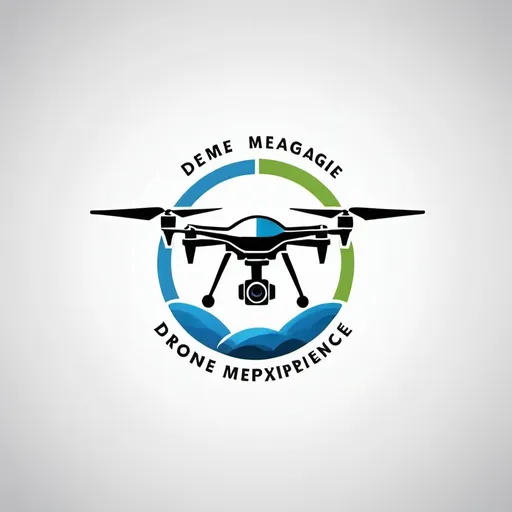 Prompt: Create a logo for a nonprofit
The association's name is "DRONE MEGAPIXEL EXPERIENCE"
DME should appear
The logo must be round
The logo must be on a white background (background)
There must be the colors black and orange and blue and green
Logo with a UAV for an association.
The association's name is DME
