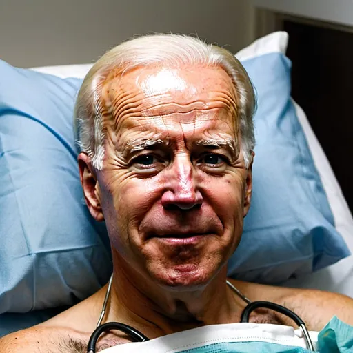 Prompt: Joe Biden in the Intensive Care Unit