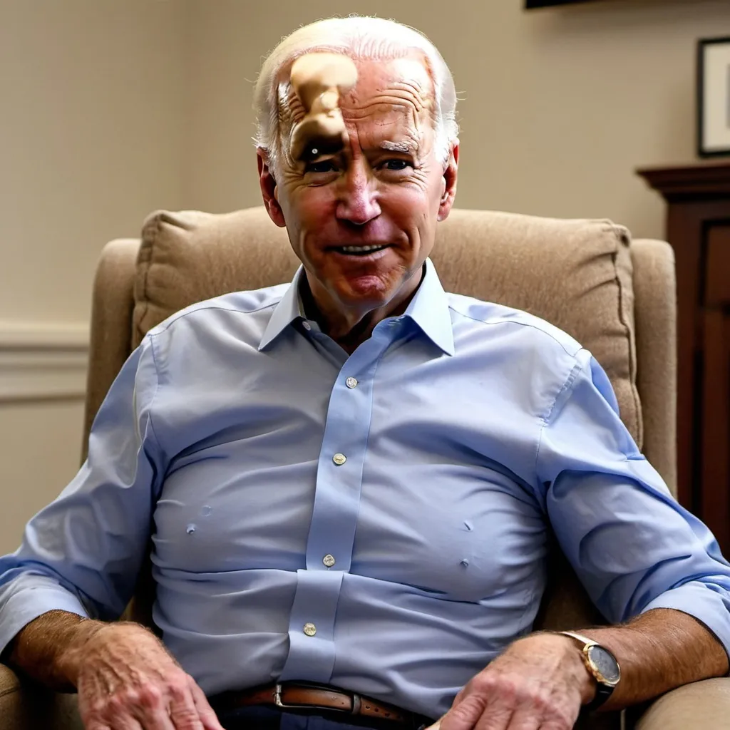 Prompt: Joe Biden in retirement home