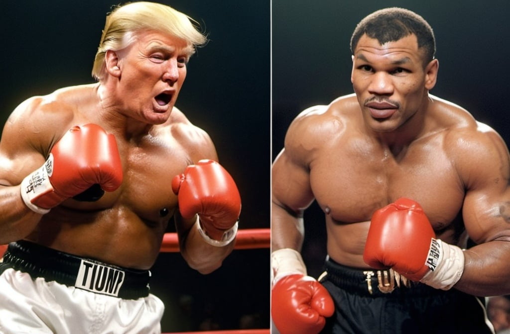 Prompt: Donald Trump v.s mike tyson