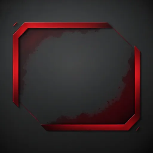 Prompt: dark gray background with 2 red corners and red effects in the middle