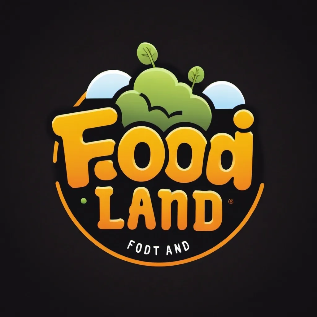 Prompt: Foodi land Logo