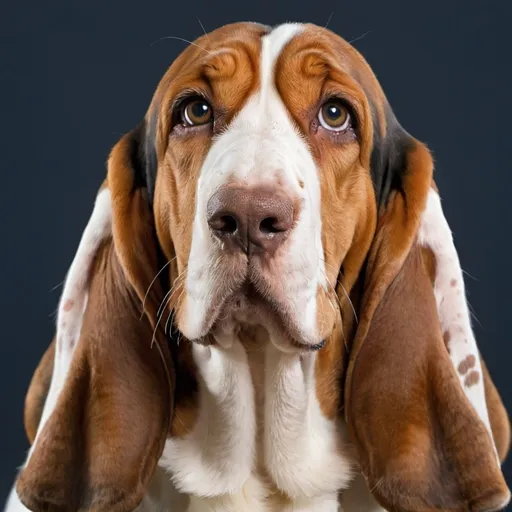 Prompt: portrait of basset hound