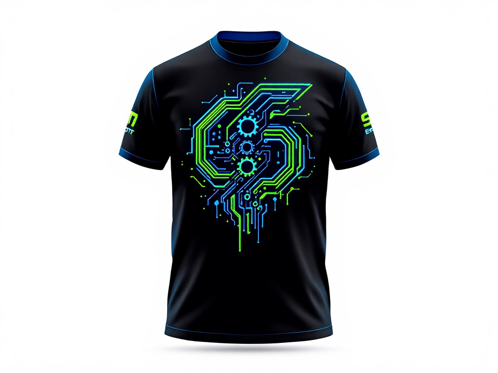 Prompt: logo name stm esport jersey