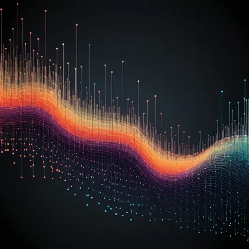 Prompt: abstract data art depicting interactive visualization