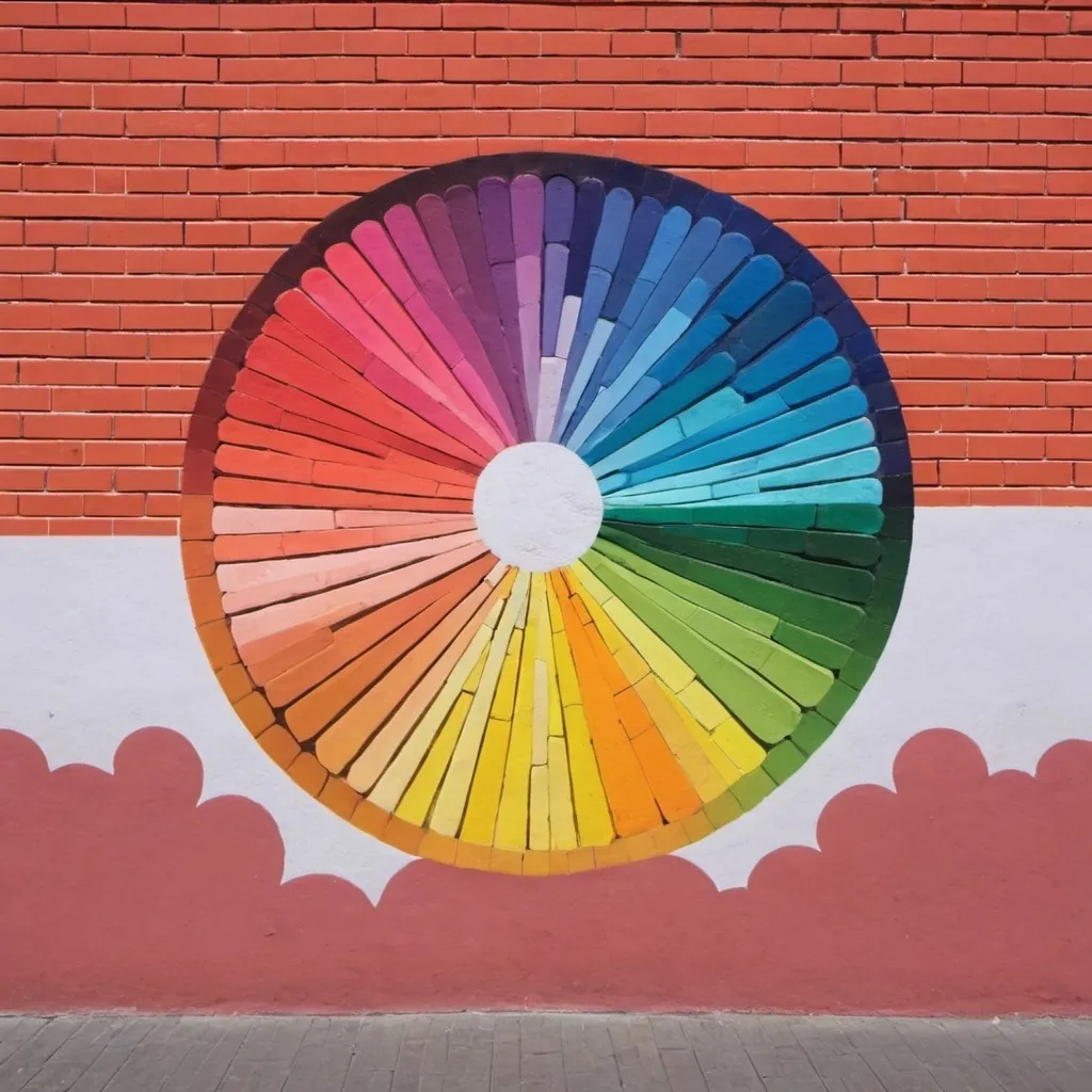 Prompt: colores para un mural
