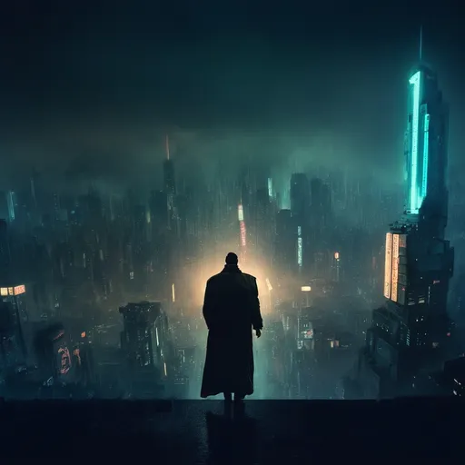 Prompt: Blade Runner wallpaper



