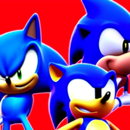 Prompt: Sonic Vs , mario , flash vs sonic Super Sonic the Hedgehog , flash vs sonic Sonic the Hedgehog chipmunk fighting hyperdetailed 4k,