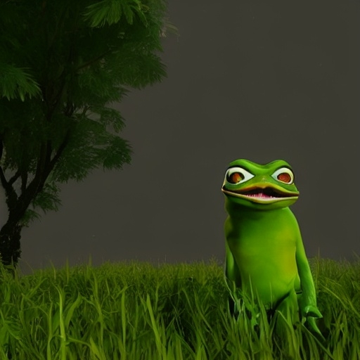 Prompt: pepe unreal engine generation, 4 k