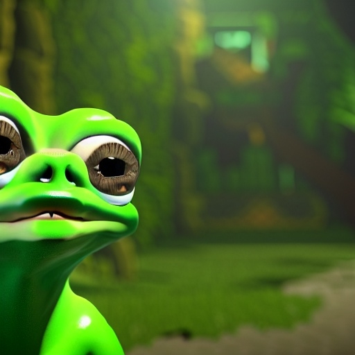 Prompt: pepe unreal engine generation, 4 k