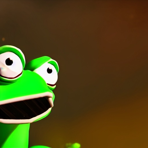 Prompt: pepe unreal engine generation, 4 k