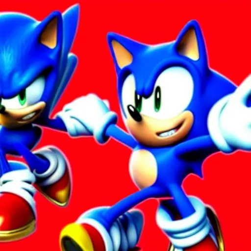 Prompt: Sonic Vs , mario , flash vs sonic Super Sonic the Hedgehog , flash vs sonic Sonic the Hedgehog chipmunk fighting hyperdetailed 4k,