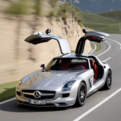 Prompt: Mercedes-Benz SLS AMG