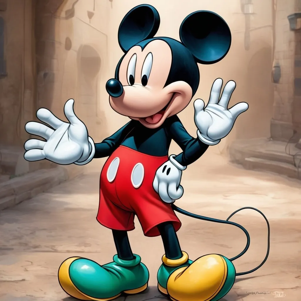 Prompt: mickey mouse