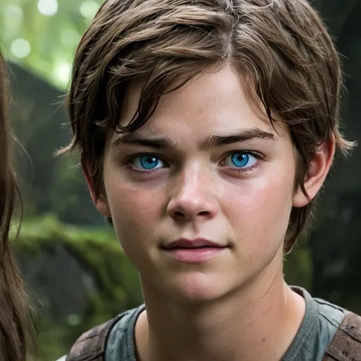 Prompt: What if in maze runner newt have a sister and she is smart and she is a leader and evry one respect her and she fight to WCKD she is pretty she had a brown long hair and blue eyes and Thomas love her