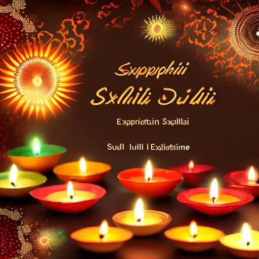 Prompt: SUSHILA EXPORTS
Wishes You a Very Happy Diwali