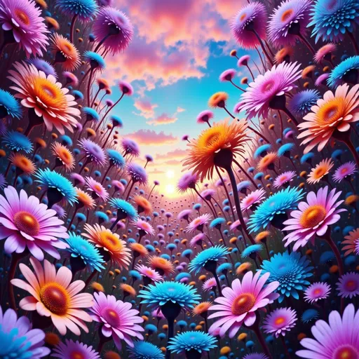 Prompt: realistic proud light drawing bright neon flower variety rare patterned cobweb glow covers flowers spectrum of light drawing rich colours painting intricate detail spectrum array of pastel colour backdrop, bright colourful, elegant design