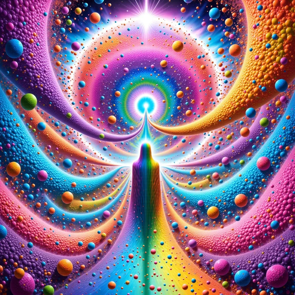 Prompt: realistic proud light drawing bright neon god variety rare patterned cobweb glow covers flowers spectrum of light drawing rich colours painting intricate detail spectrum array of pastel colour backdrop, bright colourful, elegant design
