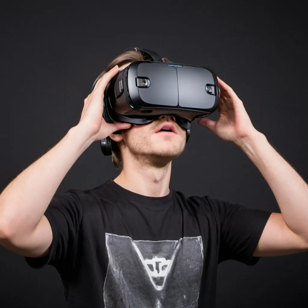 Prompt: vr tehnology in the wrong hands
