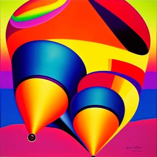 Prompt: Kodachrome kids , duo,  male and female, surrealism, logo,
Peter max , psychedelic , 1970s