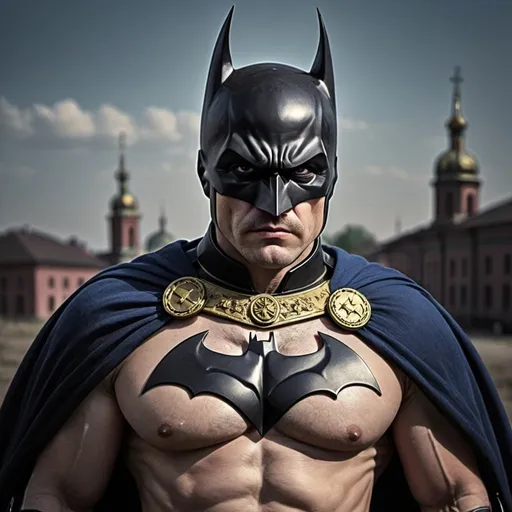 Prompt: if batman was a Ukrainian cossack
