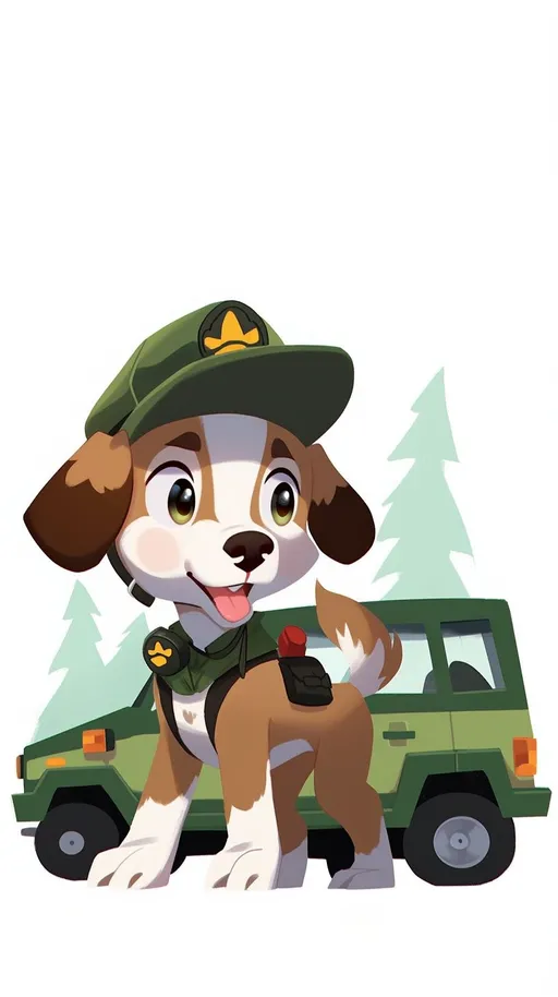 Canvas Print Paw Patrol - Tracker