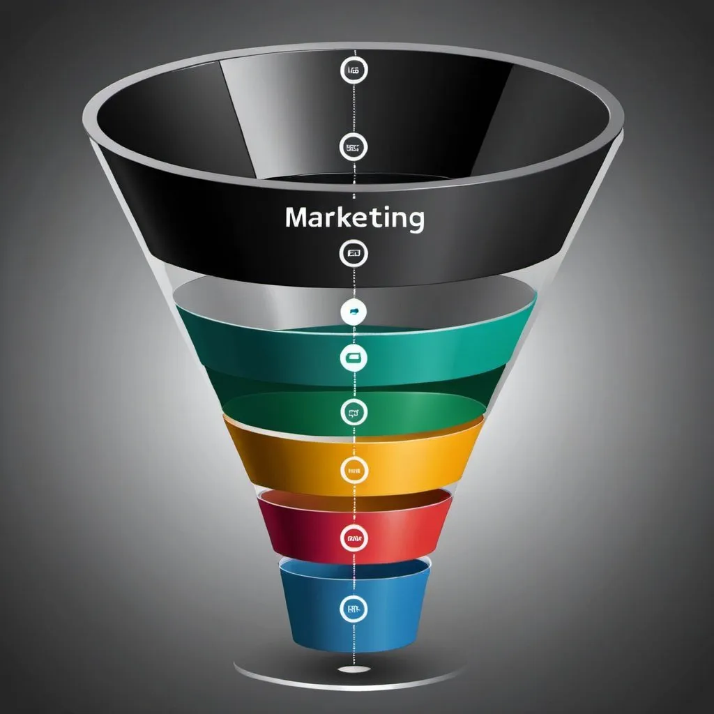 Prompt: marketing funnel