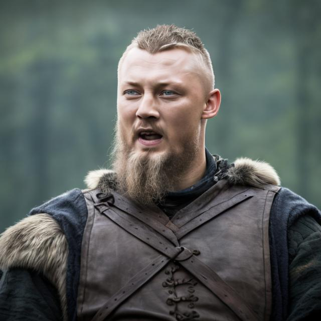 Prompt: Ragnar Lothbrook  talking