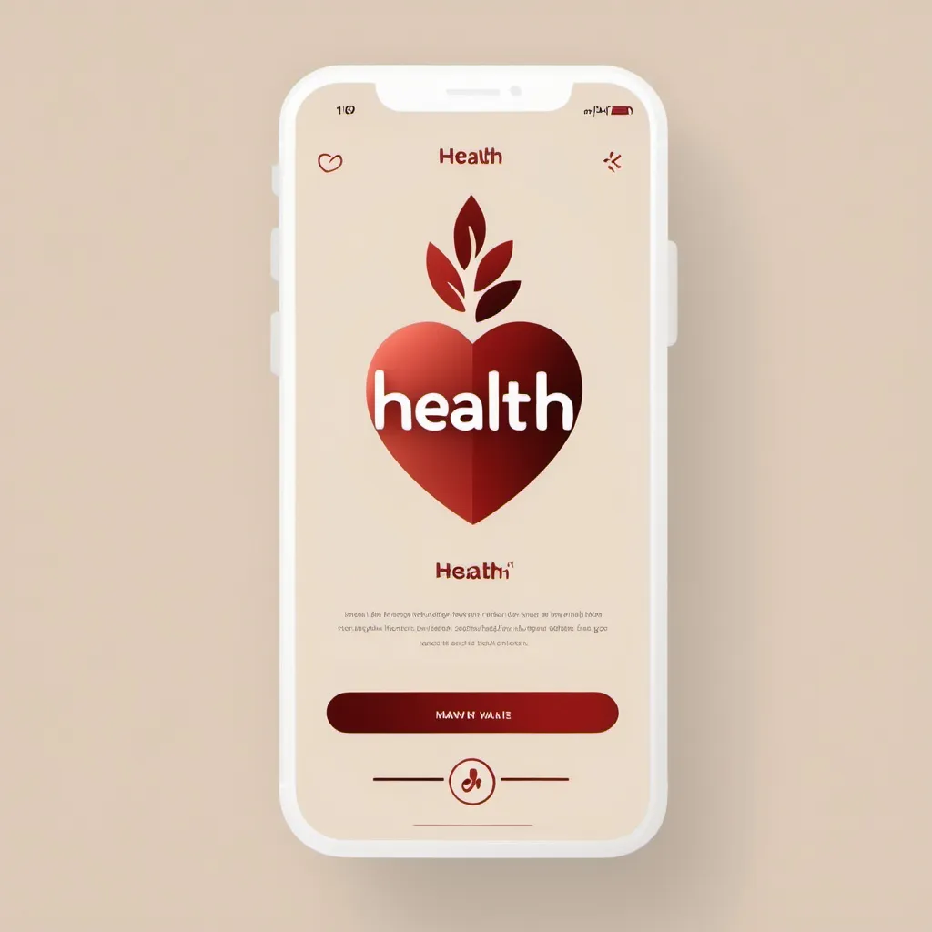 Prompt: Create a splash screen for a health app called 'Health+'. The design should have a minimalist and modern look, with a background in sand (beige) color and the app name 'Health+' displayed prominently in blood red. The font should be bold, clean, and easily readable. The design should be simple, focusing on the app name and the two-tone color scheme without any additional elements or distractions. The overall feel should be professional and welcoming, with the red color drawing attention to the app's name
