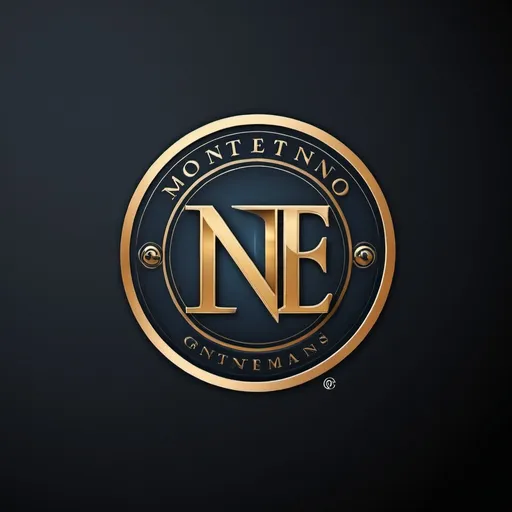 Prompt: I need a classy logo containing the 2 letters NE. This is for a high end club of gentlemen. The letter NE should be highlighted in the center of the logo. The moto "connections and successes"