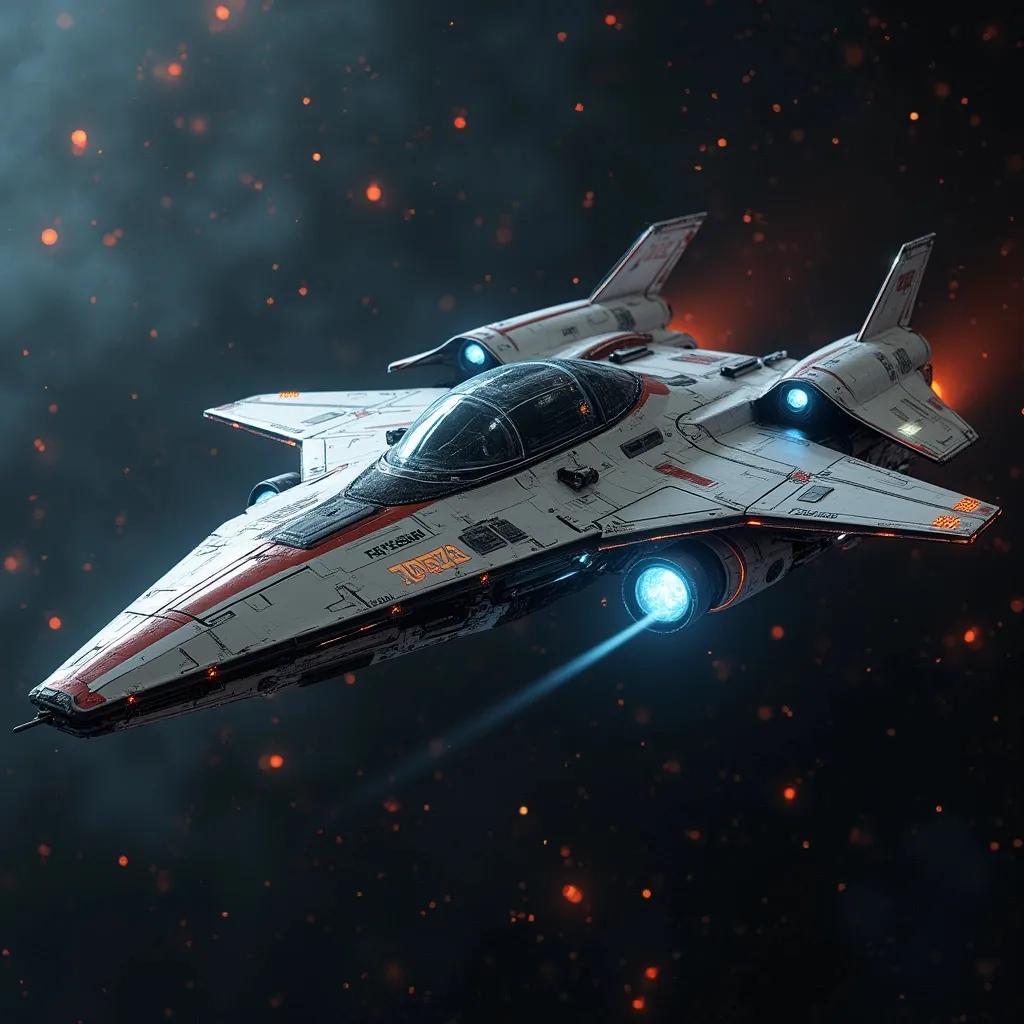 Prompt: Sci-fi Tron fighter craft 