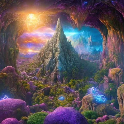 Prompt: 20th spiritual Dimensional, land, high resolution, unreal detail, 