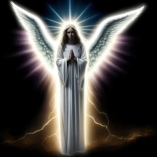 Prompt: angel, break through, holy, powerful, divine, extraordinary, light, 