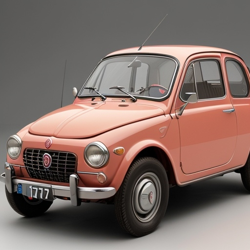 Prompt: FIAT 700e, ultra modern compact