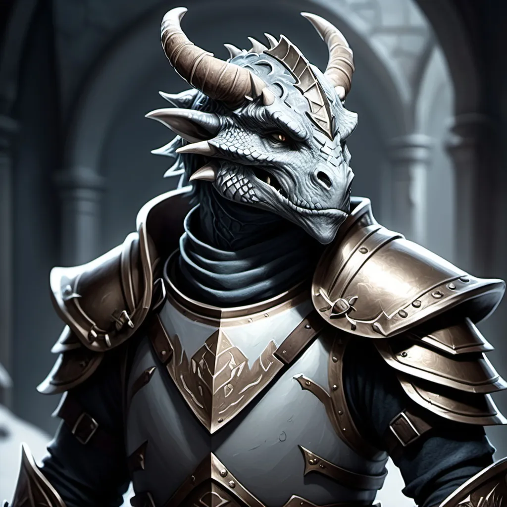 Prompt: hyper-realistic dragonborn paladin theif character , fantasy character art, illustration, dnd, cold tone