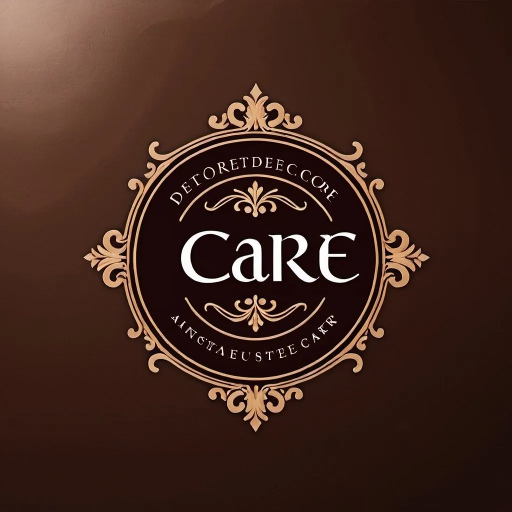 Prompt: CATER AND DECORE LOGO IN BROWN COLOUR SMALL ANDATTRECTIVE
