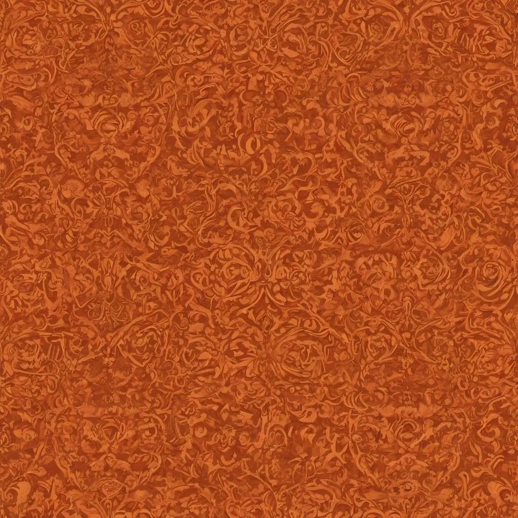 Prompt: ornate orange