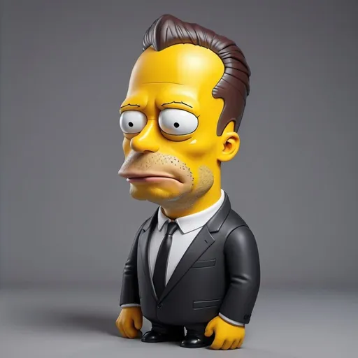 Prompt: Elon musk in 3d Simpson style with oversized head