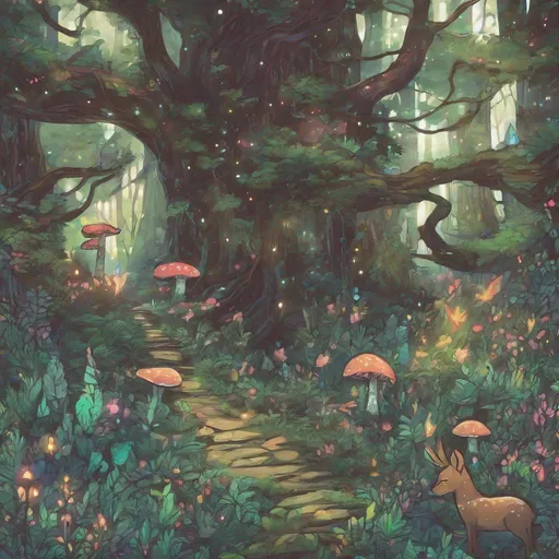 Prompt: Magical forest