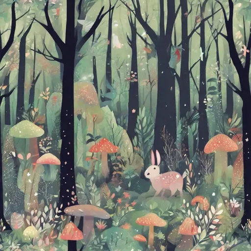 Prompt: Magical forest