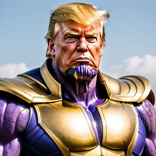 Prompt: Donald trump as thanos