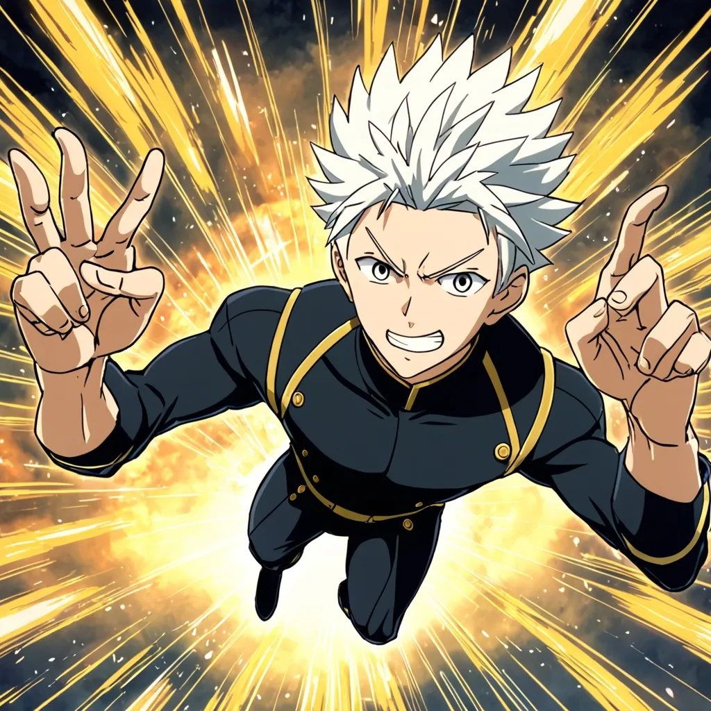 Prompt: anime, boy, Clear goals, strong will, creativity, leadership ability, dynamic, sincere, excitable, sometimes overconfident, occasionally authoritarian, risk-taking