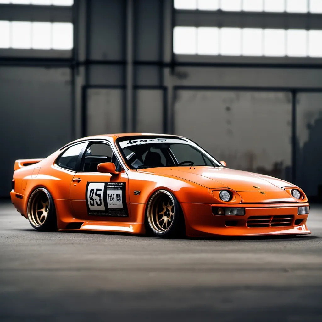 Prompt: Porsche 944 mixed with Spoon Civic
