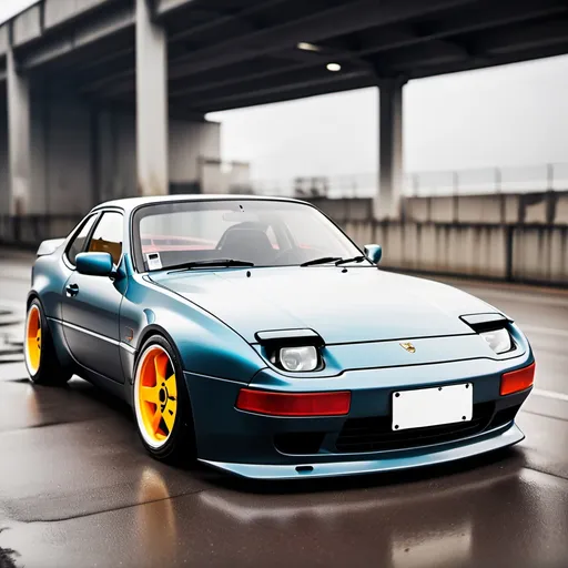 Prompt: Porsche 944 mixed with Honda Beat

