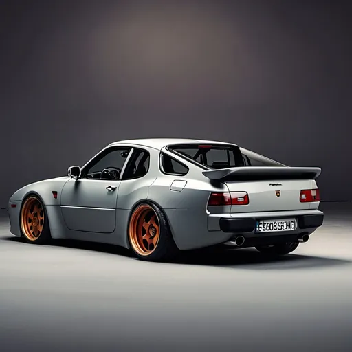 Prompt: Porsche 944 mixed with EF1
